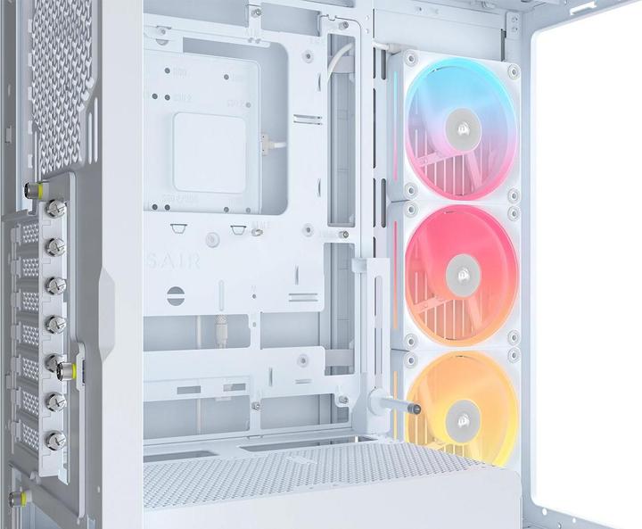 Produktbild Corsair FRAME 4500X LX-R RGB WHITE MID (ATX, Mini-ITX, E-ATX, mATX)