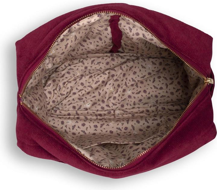 Immagine prodotto Filibabba Wash Bag (Large) - Velluto a coste - Profondamente rosso