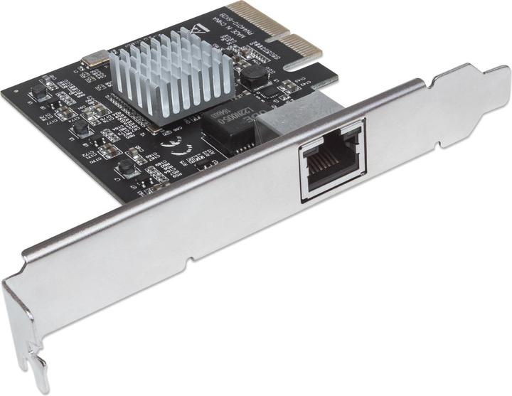 Actual product image Manhattan 10 Gigabit PCI Express network card 1 port (PCI Express 2.0 x2)