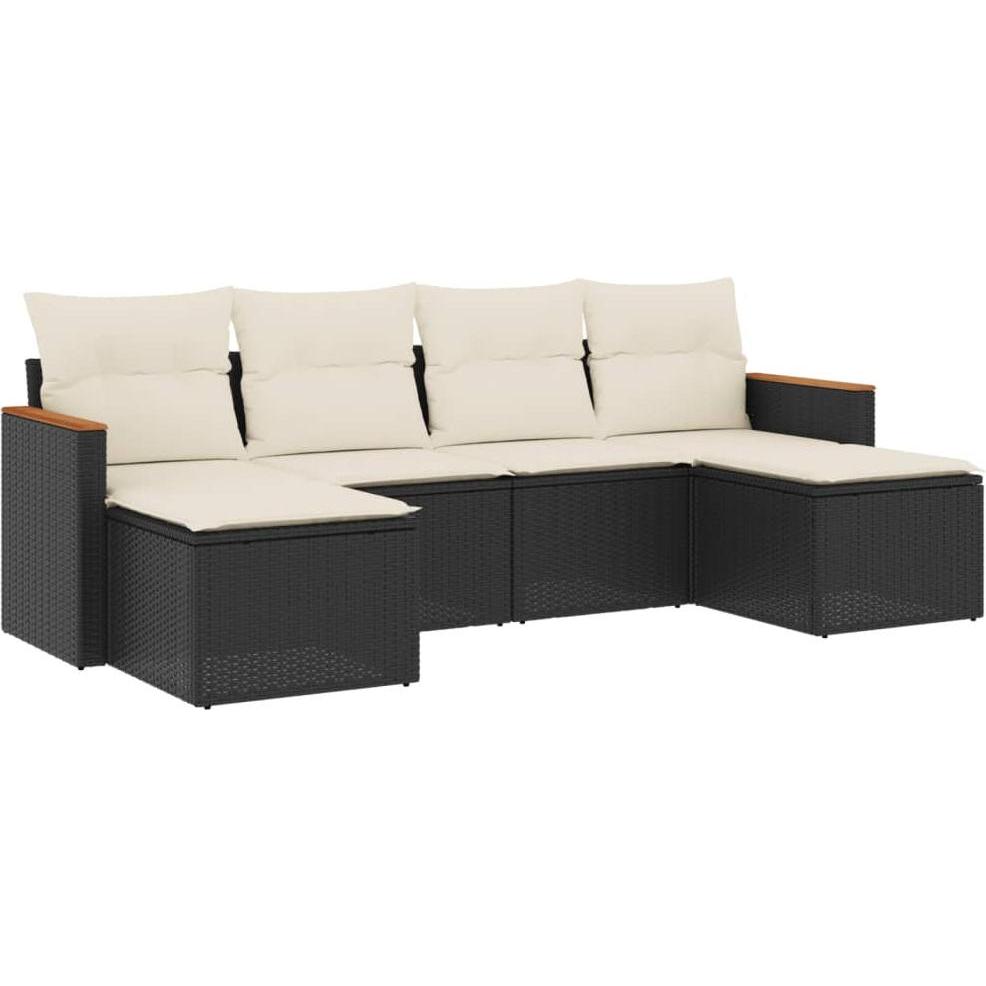 VidaXL, Gartenlounge, 10-tlg. Garten-Lounge-Set mit Kissen