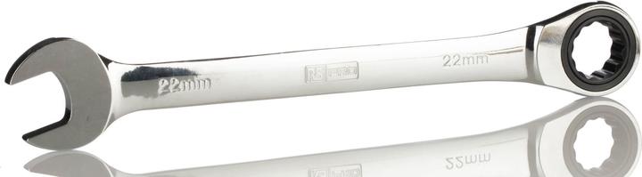 Produktbild RS PRO Ratschen-Gabel-Ringschlüssel, 22mm (22 mm)