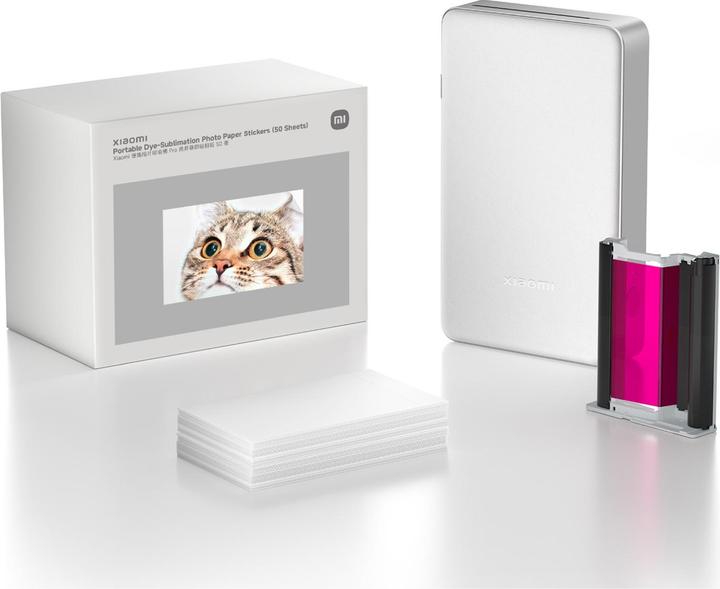 Image du produit Xiaomi Portable Dye-Sublimation Photo Paper 50 Sheets Stickers (50 x)