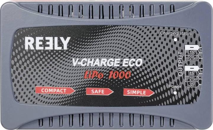 Image du produit Reely V-CHARGE ECO LiPo 1000 Chargeur de modélisme 230 V 1 A LiPo