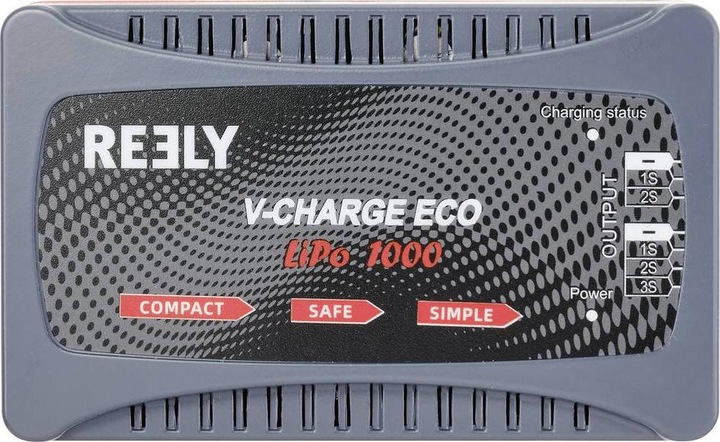 Produktbild Reely V-CHARGE ECO LiPo 1000 Modellbau-Ladegerät 230 V 1 A LiPo