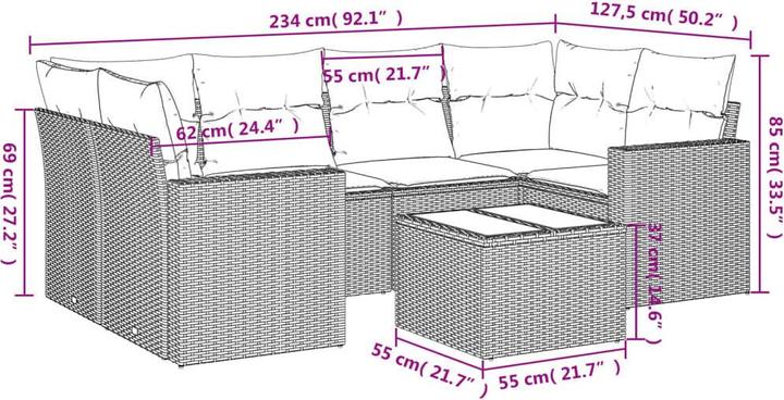 Produktbild vidaXL Sophie