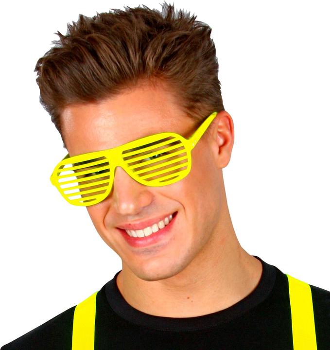 Produktbild Widmann 80er Jahre - Atzenbrille Neon