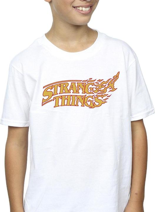 Produktbild Netflix Stranger Things Logo Breaking TShirt Jungen (140, 146)