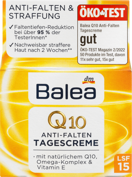 Actual product image dm Balea Q10 (50 ml, Day cream, SPF 15)