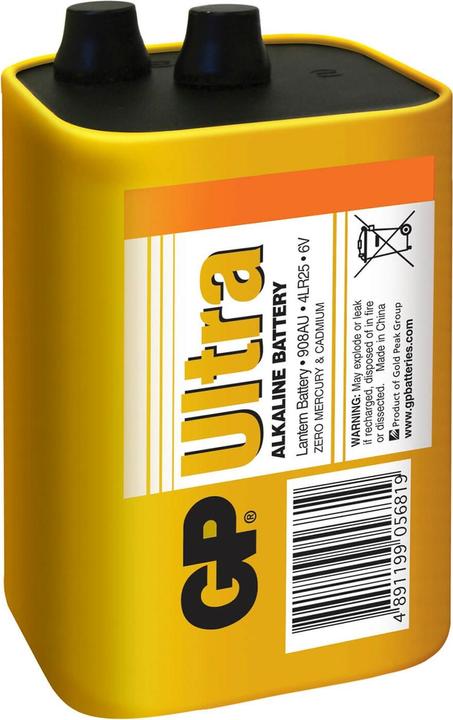 Image du produit GP Batteries Pile alcaline/manganèse 6 V 6 V 27 Ah (1 pcs, 4LR25, 27000 mAh)