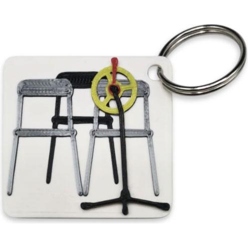 MyAgg, Portachiavi, Portachiavi Subaru Baracca, Blu, Argento