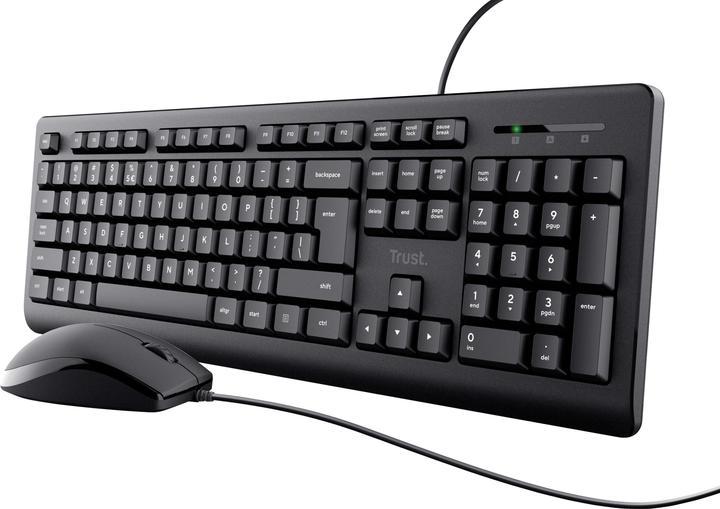 Produktbild Trust Set Keyboard And Mouse Basics Us (Eng. Int., Kabelgebunden)