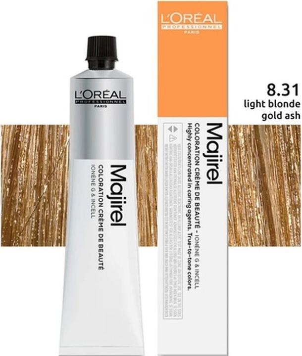 Produktbild L'Oréal Professionnel Majirel (8.31 hellblond gold asch)