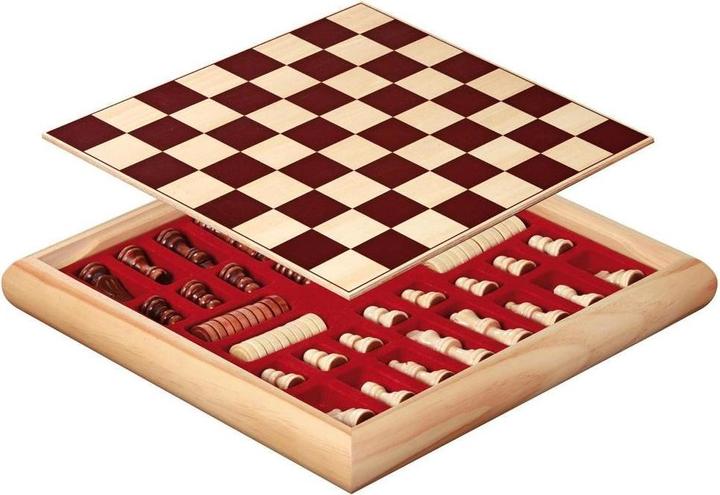Produktbild Philos Schach-Dame-Set, Holzbox