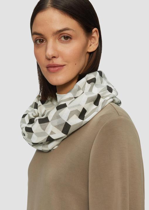 Produktbild s.Oliver Snood Loop-Schal mit All-over-Grafikprint