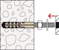 Immagine prodotto Fischer Tassello a espansione M 6 S 40 mm 8 mm 5 (100 pz.)