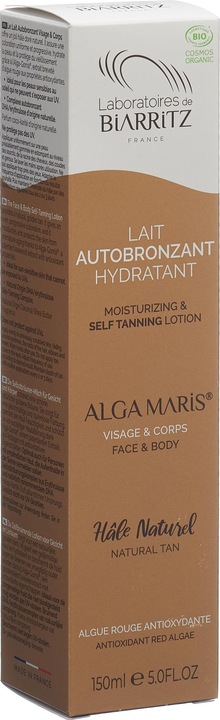 Laboratoires de Biarritz Self Tanning Lotion für Gesicht & Körper (Selbstbräunungstuch, 150 ml)