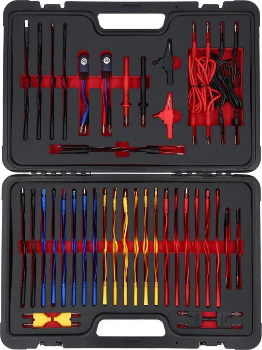 Actual product image KS Tools Kit de câbles de test et de mesure 12/24V Master diagnostics, 92 pcs (92 pieces)