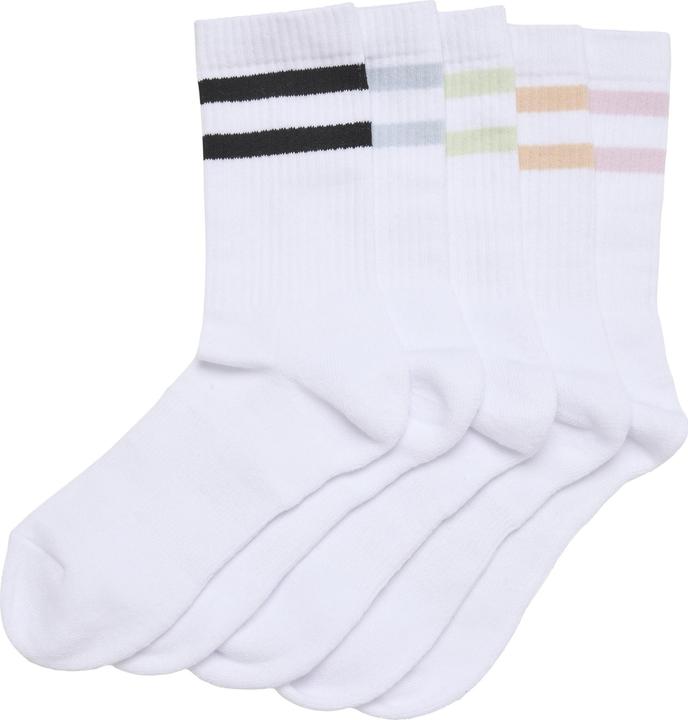 Actual product image Urban Classics Double Stripe Socks 5-Pack - 140867 (5-pack, 35 - 38)