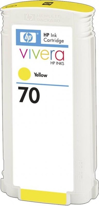 Actual product image HP 70 (Y)