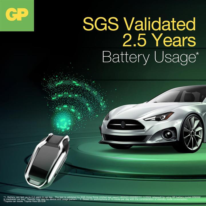 Image du produit GP Batteries CR 2032 (4 pcs, CR2032, 240 mAh)