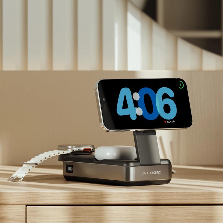 Productafbeelding Alogic Roam 6-in-1 Power Bank 20000mAh, 100W USB Charging (20000 mAh, 100 W, 77 Wh)