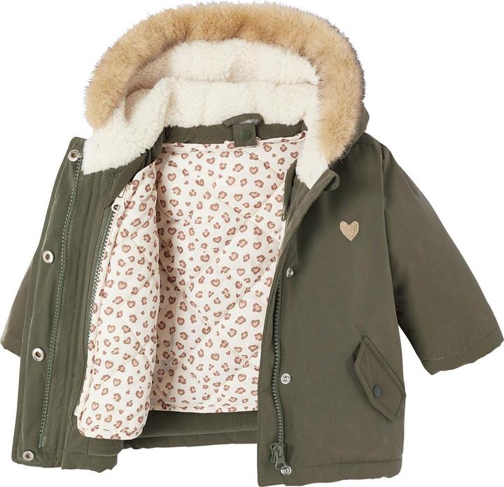 Immagine prodotto Vertbaudet Parka con cappuccio 3-in-1 baby, con giacca trapuntata staccabile (68)
