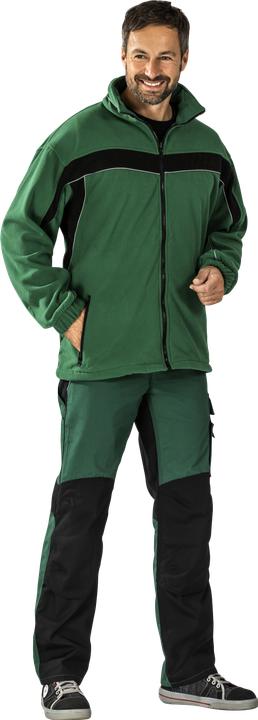 Actual product image Planam FACTOR fleece jacket green/black, size S (S)
