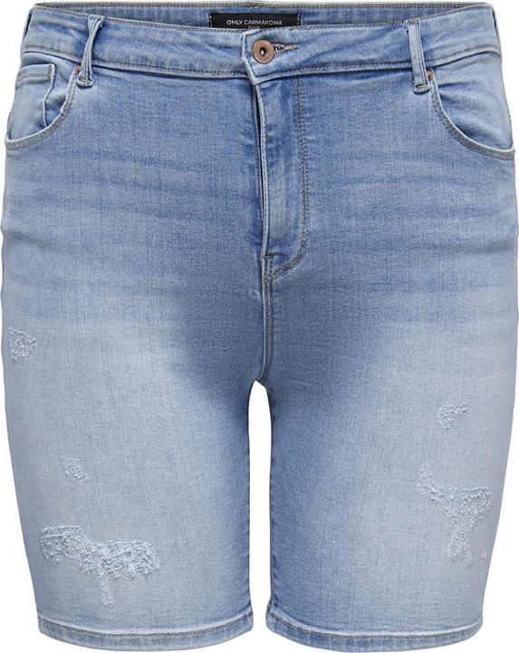 Actual product image Only Curvy CARLaola Reg Destroyed Jean Shorts (52)