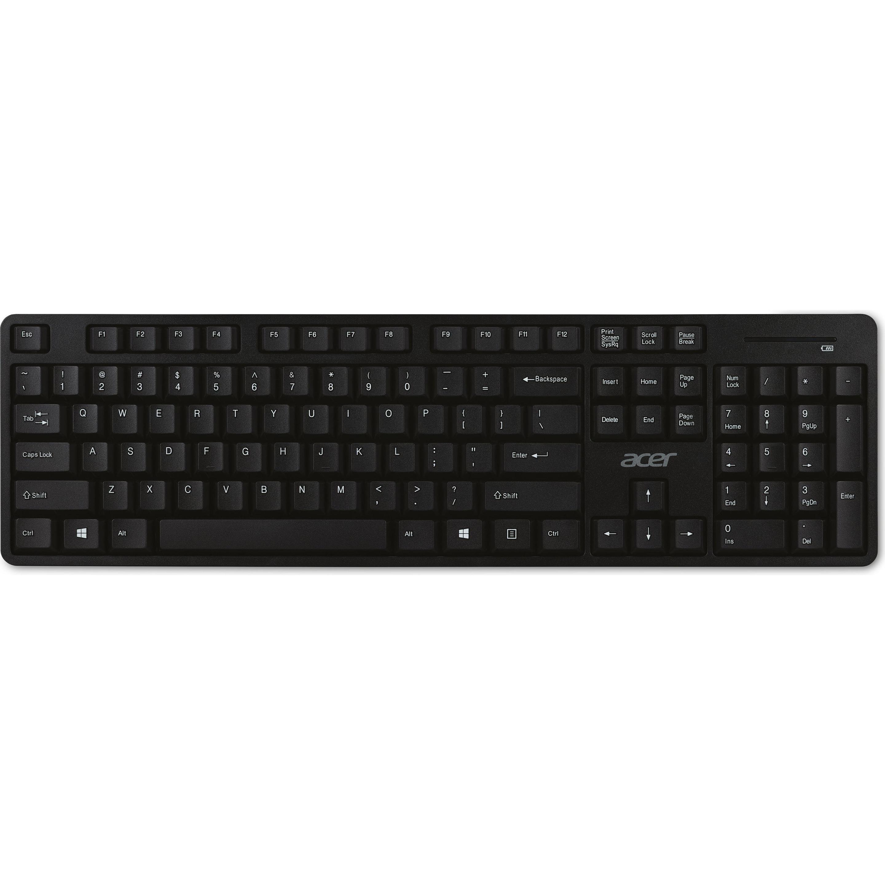 Acer AAK940 (DE, Kabellos), Tastatur, Schwarz