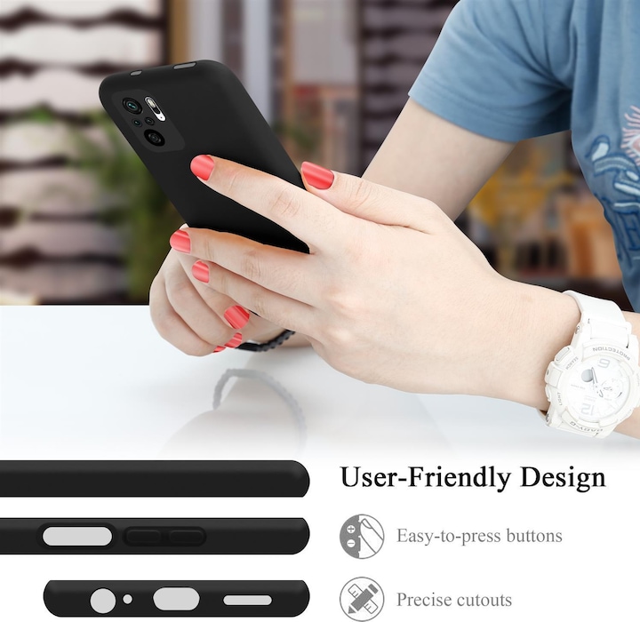Produktbild Cadorabo TPU Liquid Silicone Case Cover (Xiaomi Redmi Note 10S, Xiaomi Mi Note 10, Xiaomi Redmi Note 10)