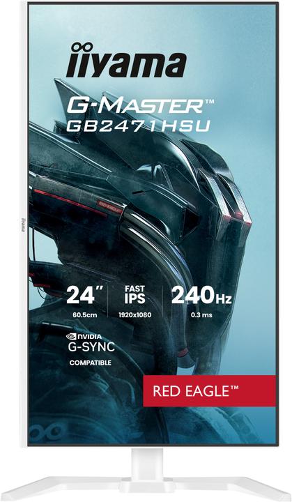 Image du produit iiyama Monitor GB2471HSU-W1 (1920 x 1080 pixels, 23.80")