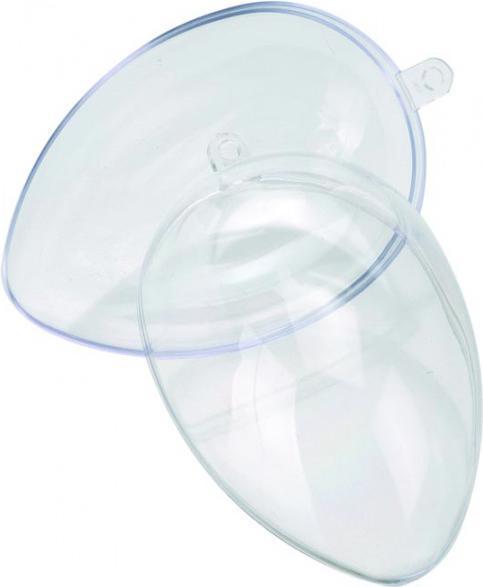 Actual product image Glorex Plastic egg divisible 8cm