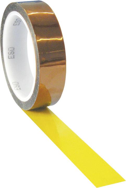 Actual product image BJZ Kapton Klebeband, antistatisch, Rollenbreite: 25 mm, Rollenlänge: 33 m (25 mm)