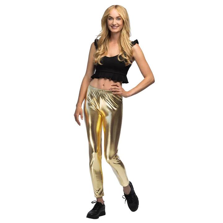 Produktbild Boland Goldene Metallic Leggings