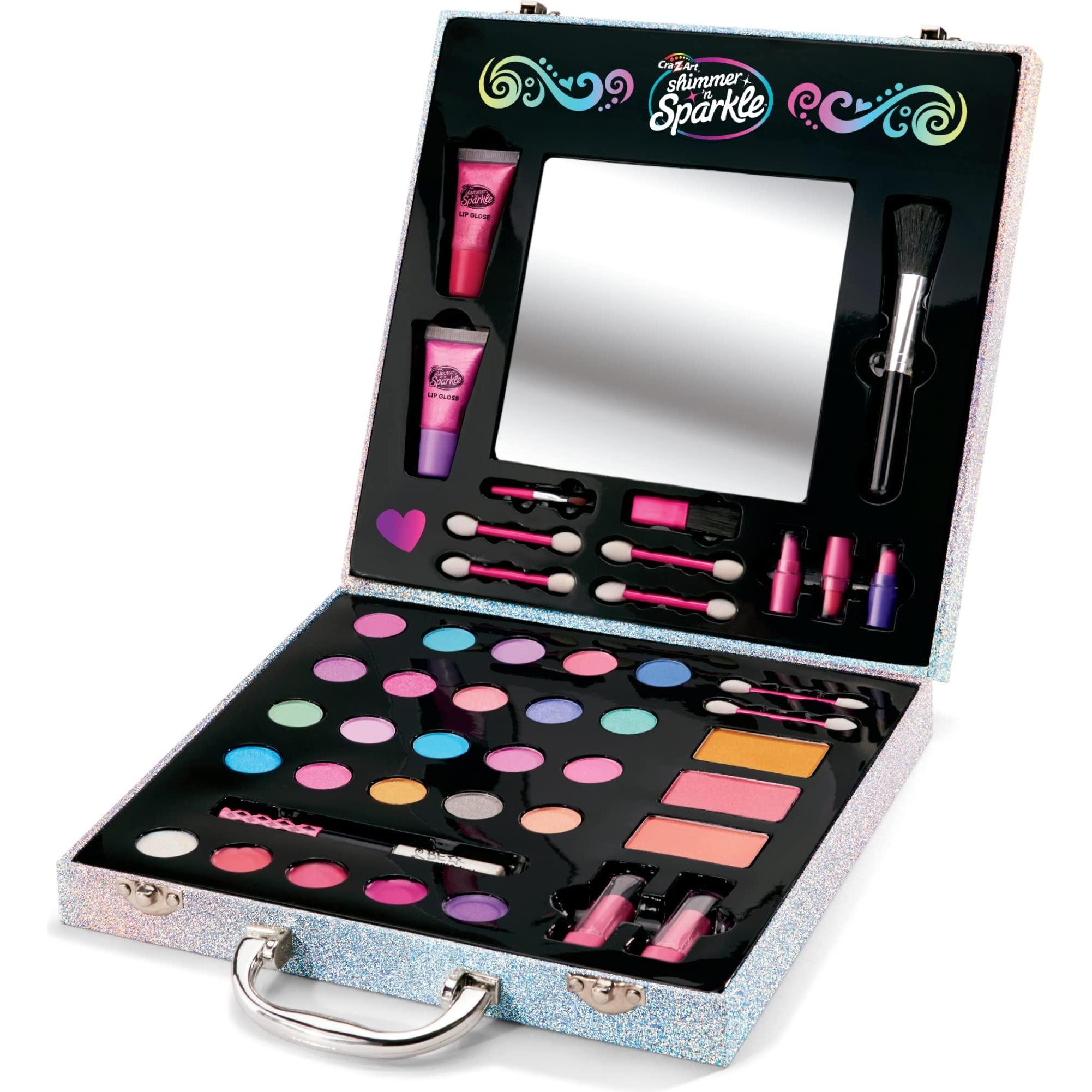Cra-z-art Shimmer 'n Sparkle - Shimmering Glitter Makeover Studio Case