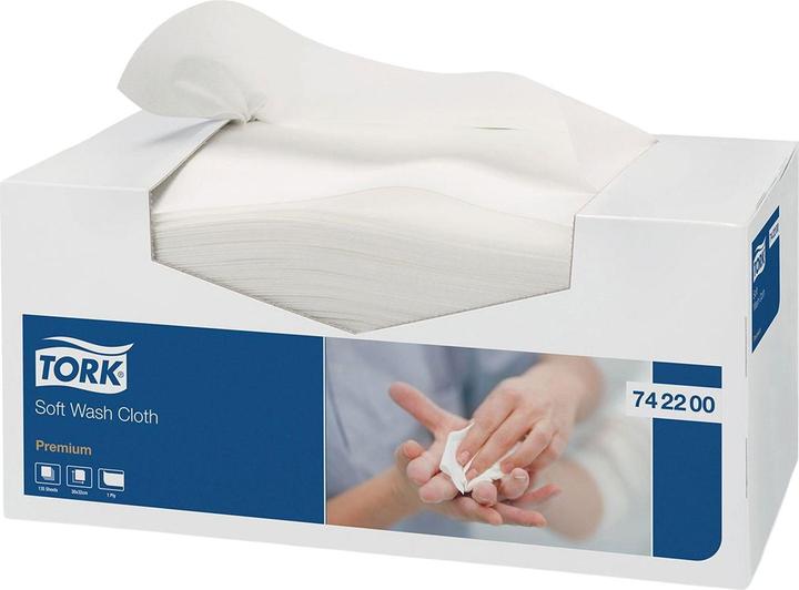 Actual product image Tena Airlaid Tork Premium washcloth
