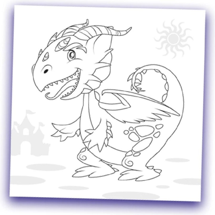 Actual product image My great coloring book DRAGONS