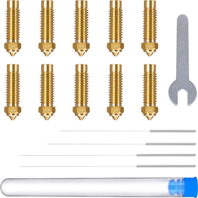 Elegoo Multi-size brass nozzle pack for Neptune 4 Max/4 Plus (Blast pipe)