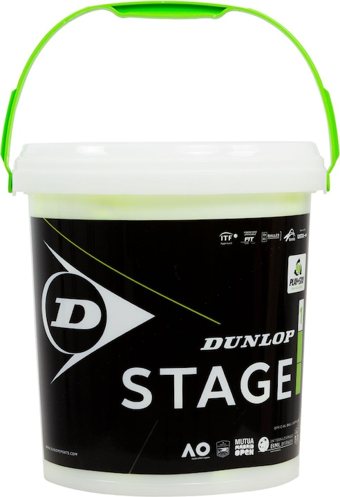 Dunlop Tennis balls STAGE 1 GREEN 60-bucket ITF