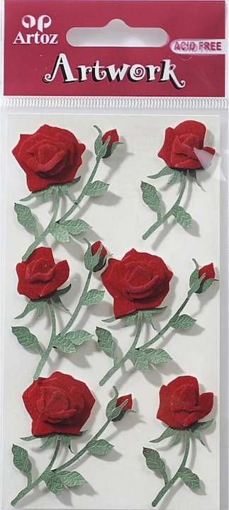 Produktbild Artoz Motivsticker Rosen 1 Blatt