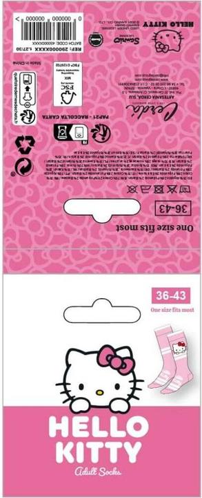 Image du produit Cerdá Sanrio chaussettes Hello Kitty Stripes 36-43 (Une unité par pack, 36 - 43)