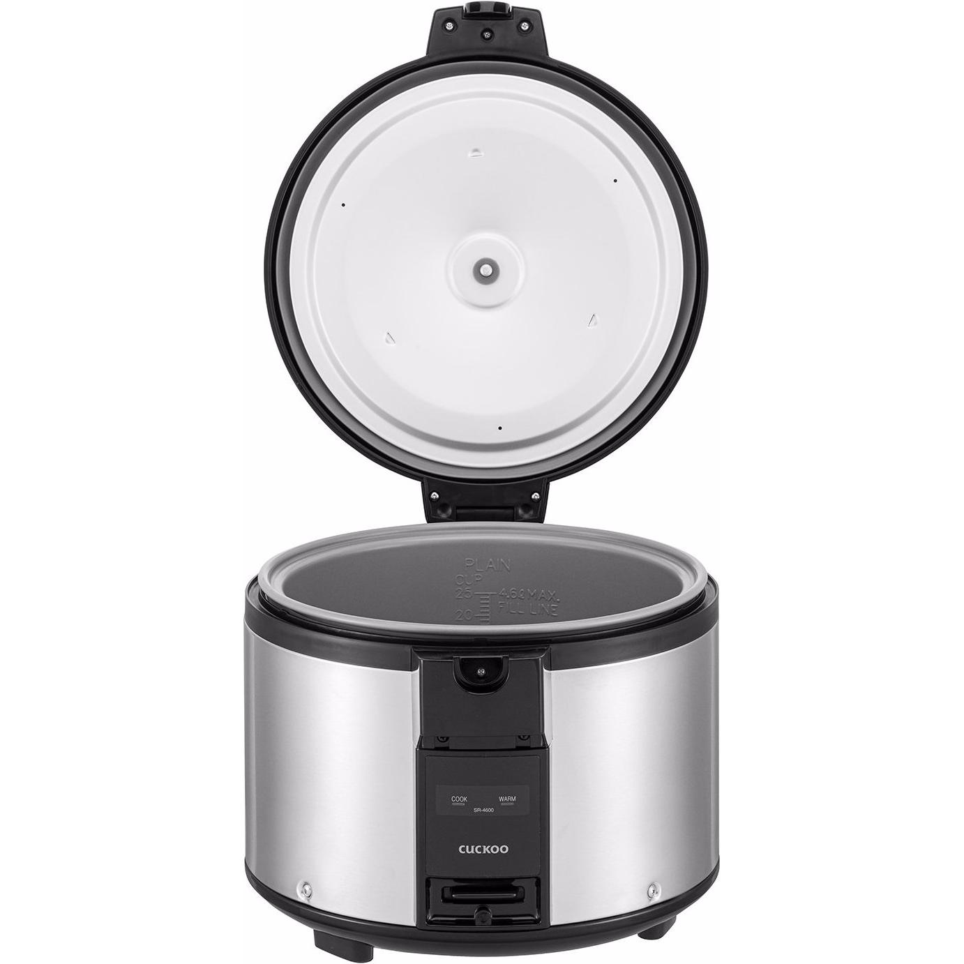 Thumbnail - Cuckoo SR-4600, Dampfgarer + Reiskocher, Silber, Schwarz