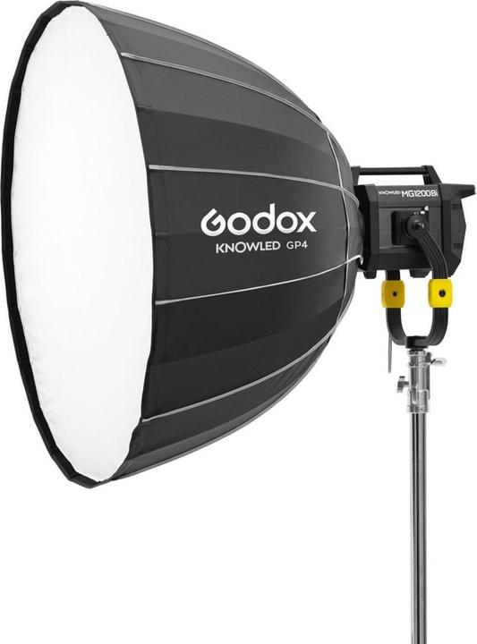 Productafbeelding Godox GP4 Parabolische Softbox 120cm voor KNOWLED MG1200Bi Bi Color LED Light (Parabolische softbox, 119 cm)