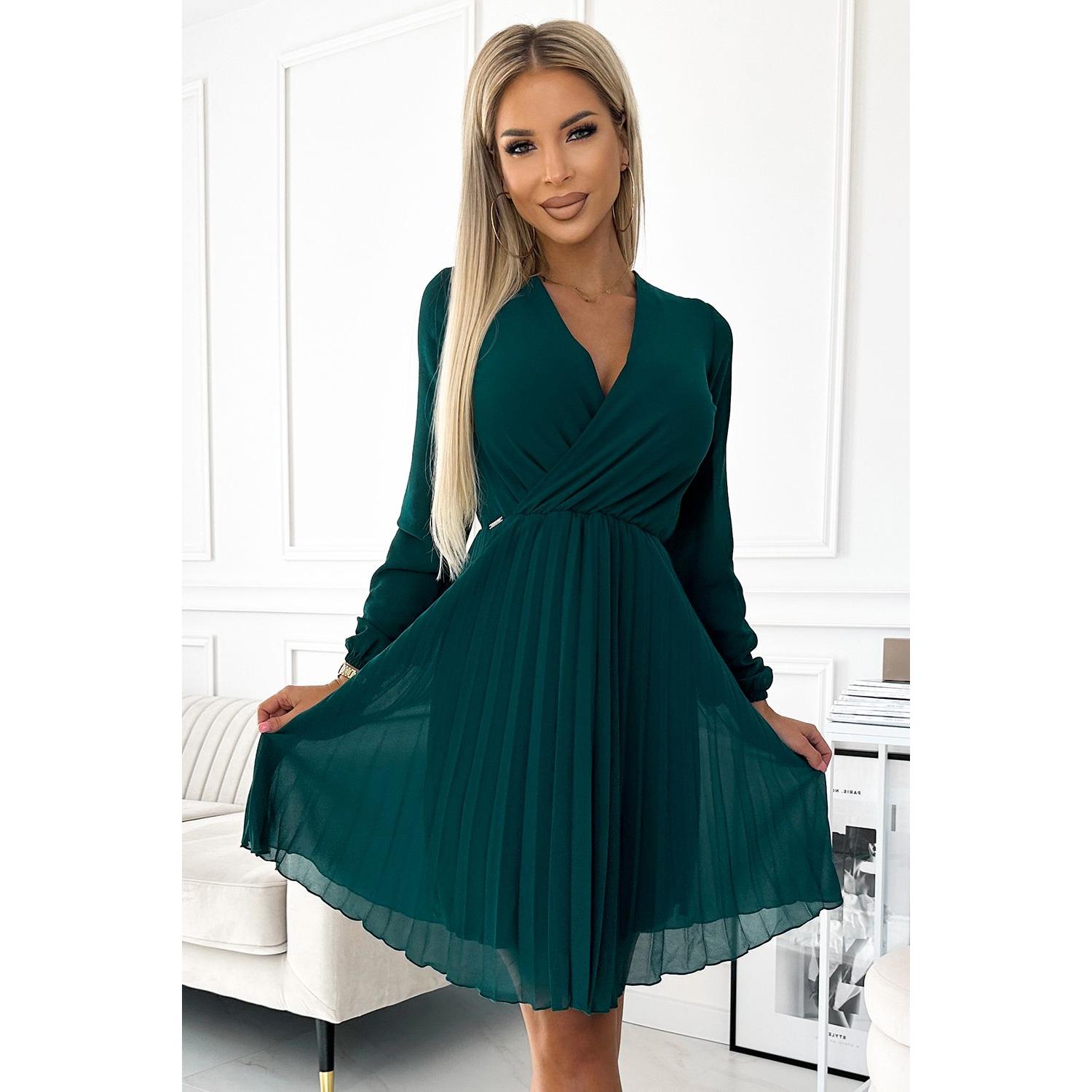 Numoco, Damen, Kleider, Cocktailkleid model, Grün, (L)