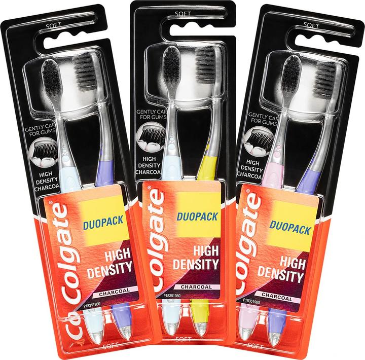 Productafbeelding Colgate Houtskool met hoge dichtheid (Zacht, 2x)