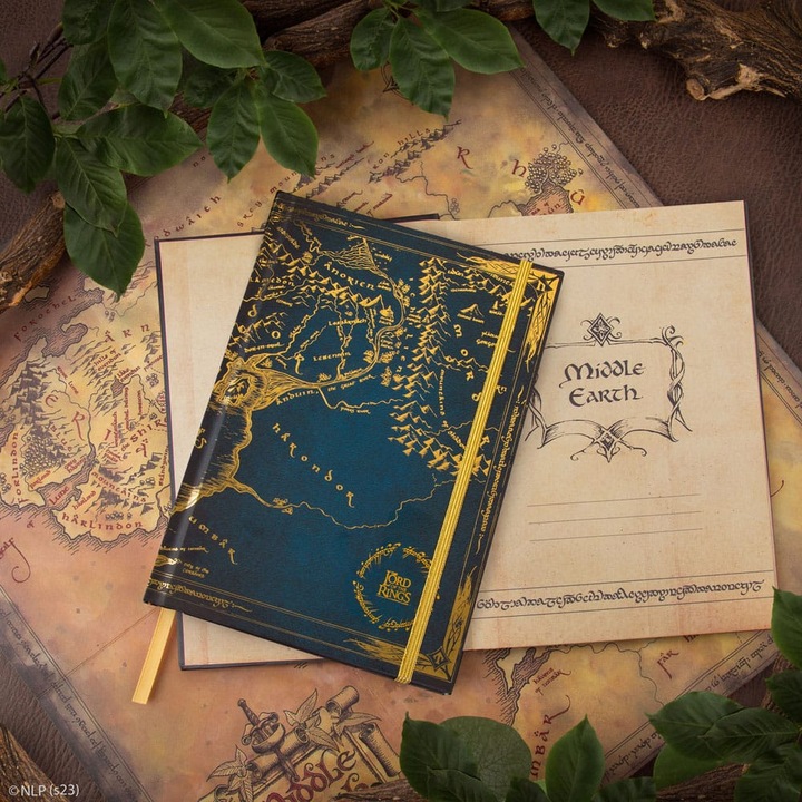 Produktbild Cinereplicas Herr der Ringe Notizbuch Map of Middle Earth