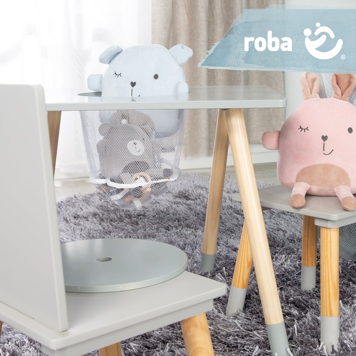 Image du produit Roba Groupe de sièges avec filet de rangement (Groupe de sièges pour enfants)