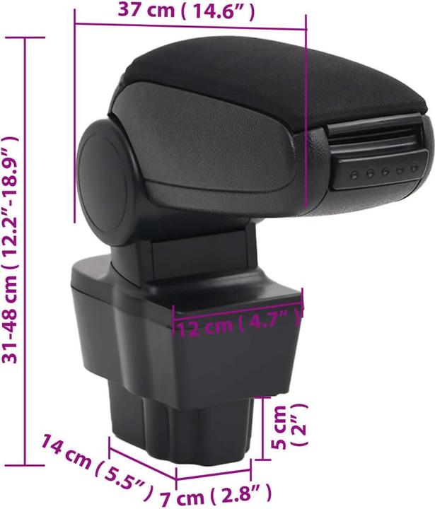 Immagine prodotto vidaXL Auto Armlehne