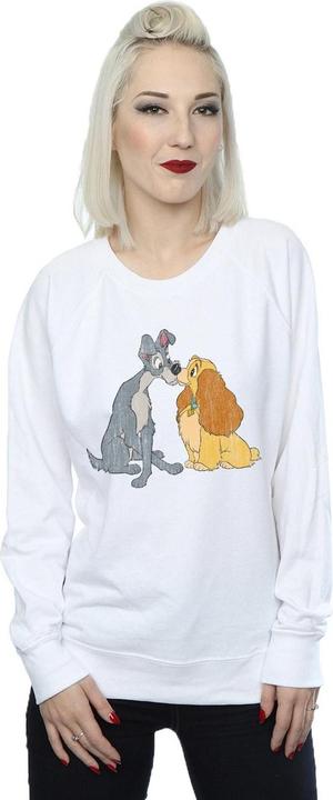 Produktbild Disney Lady And The Tramp Distressed Kiss Sweatshirt (M)