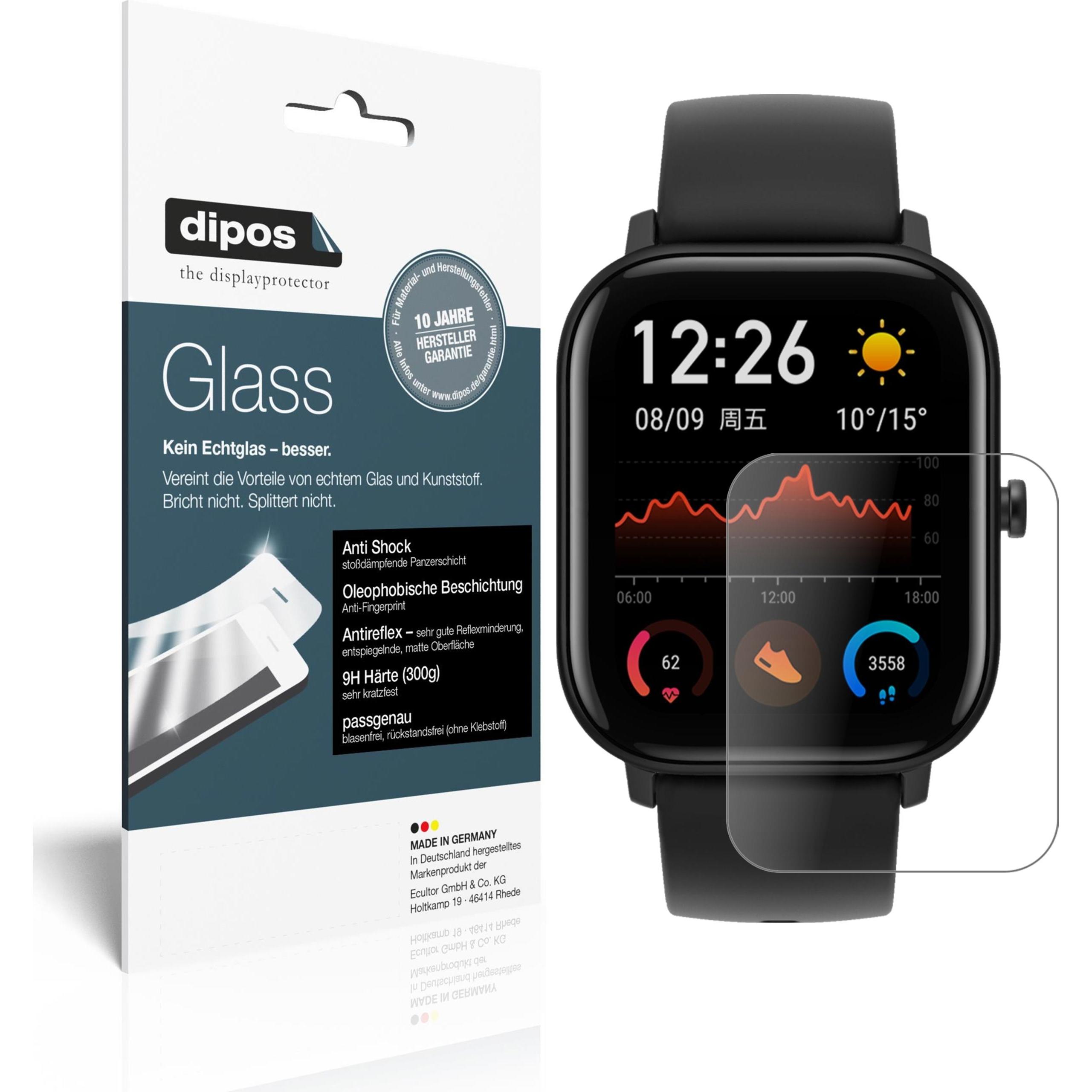 Dipos Displayschutz Anti-Shock, Smartwatch Schutzfolie, Transparent